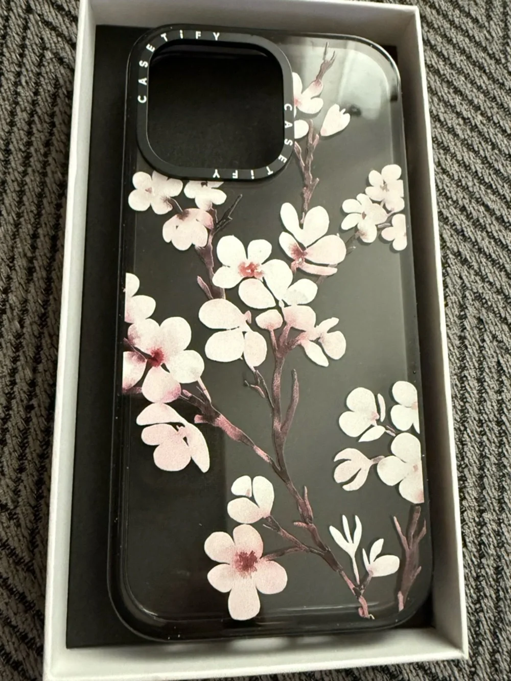 Casetify Floral Cherry Blossom Durable Clear Phone Case for iPhone 15 Pro Max